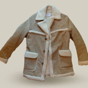 Vintage Fingerhut Shearling-Trim Jacket